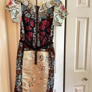 Floral tapestry Dress from Anthropologie